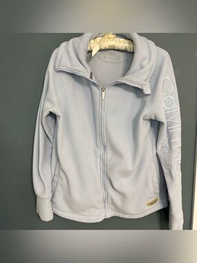 Calvin Klein Performance Light Blue Fleece Pullover